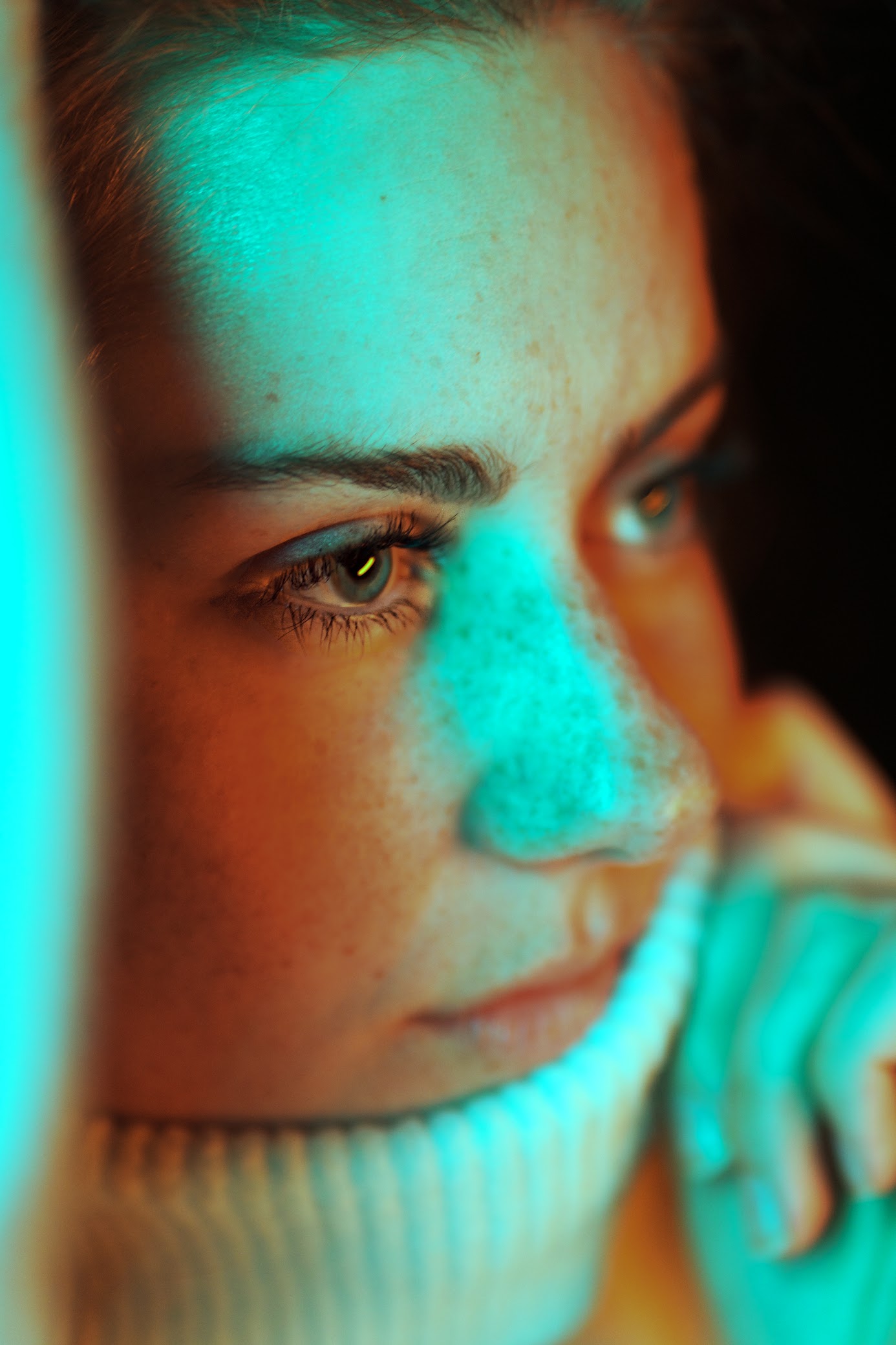 Close Up Frauenporträt